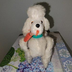 Vintage Wind Up Mechanical Walking Poodle Toy
